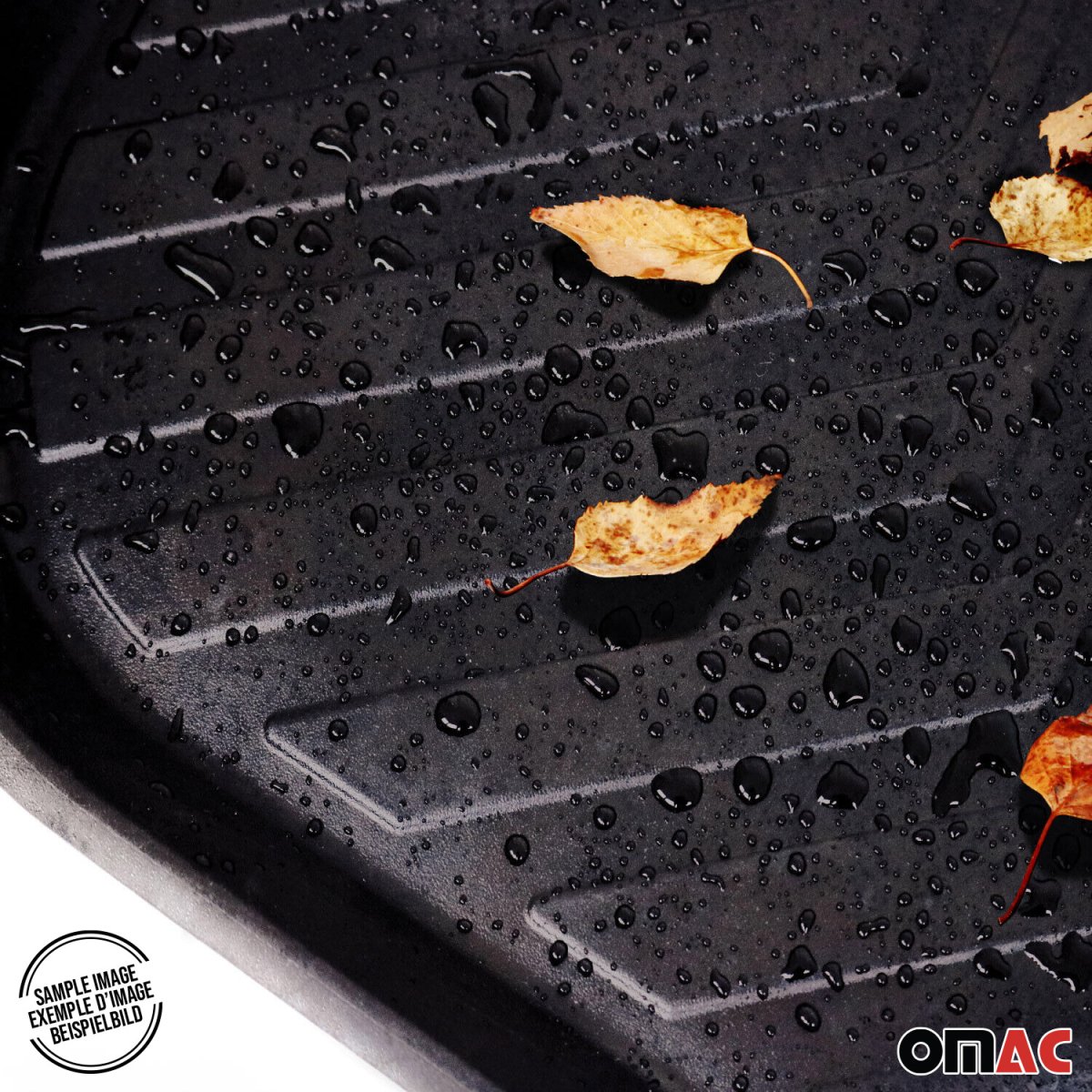 Ford Focus Floor Mats - Omac - Rubber 4 Pcs - Black - '12-'18